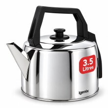 3.5 Litre Corded Kettle Stainless Steel, Igenix
