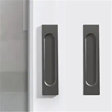 64mm 4pcs concealed cabinet drawer handle thickened aluminium alloy embedded sliding door cupboard hidden for hidden cabinet drawer