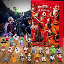 (C) (C) 2025 Halloween Horror Atmosphere Ghost Calendar Toy Blind Box 24 Pieces Gothic Advent Calendar Blind Box