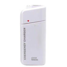 Universal Portable 500mA USB Emergency Charger Box 2AA Battery Portable Power Bank Box with LED Lighting B