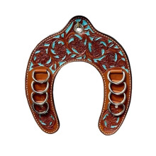 Porta-Lenços Artesanal em Formato de Ferradura, Organizador de Parede Estilo Faroeste para Lenços, Bandanas e Arreios