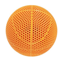 Baloncesto Sin Aire Impreso en 3D - No Necesita Bomba, Ultra Silencioso y de Alto Rebote. Talla 7 para Uso en Interiores y Exteriores. Color Naranja.