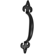 Barn door handle black horn wooden door pull wrought iron handcrafted salvage vintage cabinet decor for salvage vintage cabinet organisation
