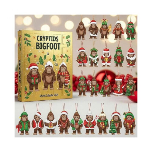 (B) (B) Cryptids Bigfoot Advent Countdown Calendar Blind Box 1