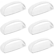 6pcs yellow free punching door handle self adhesive cabinet drawer sliding glass sticky knob no drill for cabinet drawer no drill organisation