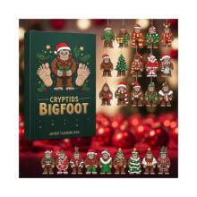 (D) (D) Cryptids Bigfoot Advent Countdown Calendar Blind Box