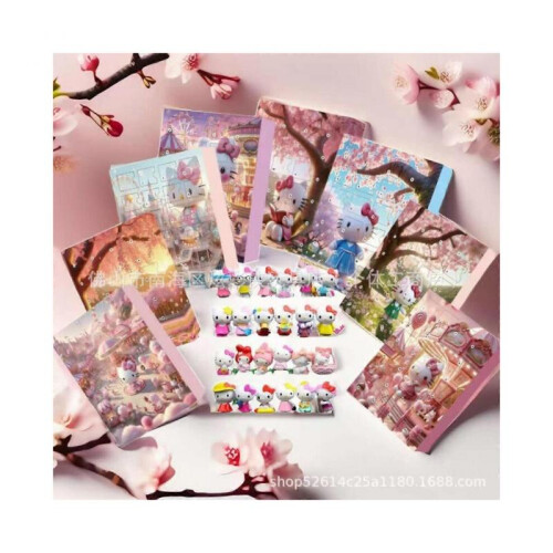 (Hello Kitty) (Hello Kitty B) 2025 Christmas Advent Blind Box 24pcs Surprise Christmas Gift 1