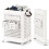 Costway Plastic Storage Bin Collapsible Laundry Basket with Handles 5