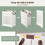 Costway Plastic Storage Bin Collapsible Laundry Basket with Handles 8