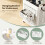 Costway Plastic Storage Bin Collapsible Laundry Basket with Handles 9