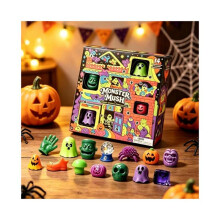 Halloween Ghost Pumpkin Squish-O-Ween Countdown Set Squishy Blind Box Stress Relief Toy