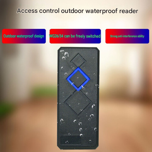 Wiegand 26 RFID Access Control Card Reader - WG26 Door Entry Reader for Security Systems 1