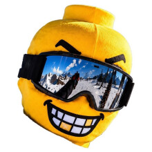 3D Funny Printed Full Face Mask Windproof Breathable Ski Headwear Funny Face Cover for Outdoor Cycling Snowboarding B