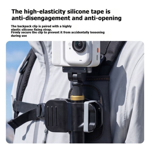 Backpack Shoulder Strap Mount Clip Holder Chest Harness Accessory for Hiking Travel Vlogging 1
