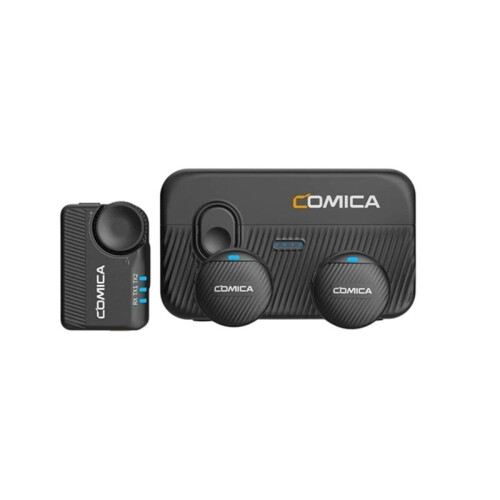 COMICA Vimo Me Wireless Lavalier Lapel Microphone 48KHz/24Bit Noise Cancellation for Camera Live Streaming Interview