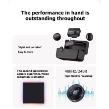 COMICA Vimo Me Draadloze Lavalier Reversmicrofoon 48KHz/24Bit Ruisonderdrukking voor Camera Smartphone Vlog Live Streaming A