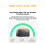 COMICA Vimo Me Wireless Lavalier Lapel Microphone 48KHz/24Bit Noise Cancellation for Smartphone Vlog Live Streaming Interview 9