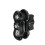1.5"  Aluminum Alloy Double Socket Arm 360 Rotation 1.5"  Components Double Socket Arm for Fish Finder Mount 1