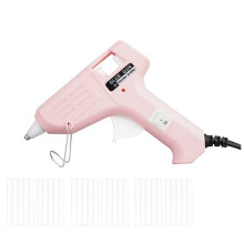 Children'S Hot Silicone Gun Anti-Scalding Handmade DIY Household Hot Melt Glue Gun 7Mm EU Plug