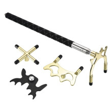 Retractable Billiards Cue Stick Bridge with Low/High/ Bridge , Billiard Table Pool Cue Accessories