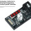 6-Channel PWM Fan Controller 12V 5A with Digital Display Temperature Control for PC Cooling Fan Temperature Control 5