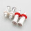 4PCS 50mm Speaker Binding Post Terminal 4mm Banana Plug Socket Audio Adapter for Speaker Amplifier 3