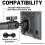 2 Pack 20mm  to 17mm  Mount Extension Connector Double  Heads Bracket for Mounting 6