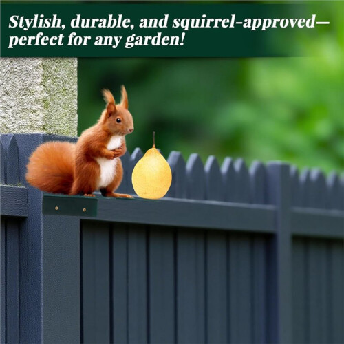 2 Pack Squirrel Corn Cob Feeder - Rustproof Wild Bird & Animal Feeder for Trees & Fence Posts 2