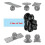 1.5"  Aluminum Alloy Double Socket Arm 360 Rotation 1.5"  Components Double Socket Arm for Fish Finder Mount 8
