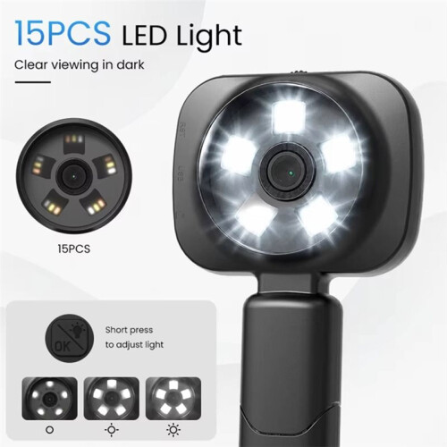 Adjustable Focus LED Camera Microscope , 2.8" IPS Screen Handheld Magnifying Glass 1080P HD 100X Digital Magnifier B 1