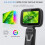 Adjustable Focus LED Camera Microscope , 2.8" IPS Screen Handheld Magnifying Glass 1080P HD 100X Digital Magnifier B 4