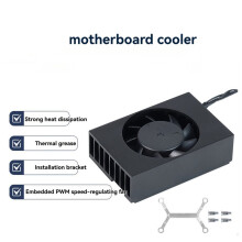 Ventilador de Refrigeración con Control PWM para Disipador de Calor para Placas para Jetson Orin /NX y Xavier con Soporte Elástico