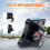 12mm Motorcycle GPS Navigation Mount Bracket Adjustable Phone Holder Handlebar Clamp Stand Devices Rotation 4