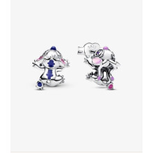 Pandora Disney Stitch and Angel Earrings 925 Sterling Silver 293741C01