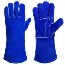 Heavy Duty Double Layer Welding Gloves - Heat Resistant, Fireproof, Anti-Spark, High Temperature Protection for Labor