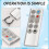 2pcs Replacement Remote Control Suitable Compatible with  AM09 HP00 HP01 Air Purifier Leafless Fan Remote Control 3