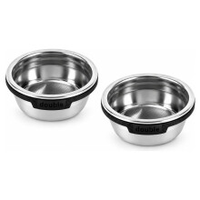 2 Pcs Double Cup Filter Basket for Luxe Cafe ES601 ES701 Stainless Steel Coffee Pressurized Porous Filter