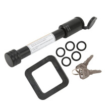 Conjunto de Trava de Engate de Reboque de 5/8" com Espaçador de 2 Polegadas e Clipe de Retenção para Trailers, Carros, Caminhões e Reboques