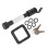 Conjunto de Trava de Engate de Reboque de 5/8" com Espaçador de 2 Polegadas e Clipe de Retenção para Trailers, Carros, Caminhões e Reboques 1