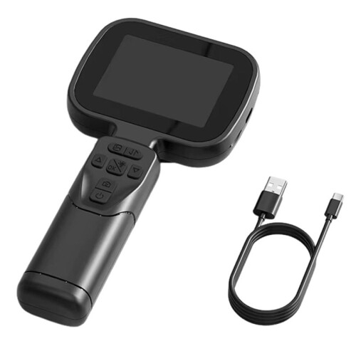 Adjustable Focus LED Camera Microscope , 2.8" IPS Screen Handheld Magnifying Glass 1080P HD 100X Digital Magnifier A