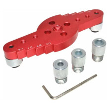Woodworking Scriber Center Punch Positioner Wood Positioner Fixture Drilling Guide Tool