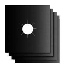 Kitchen Stove Cover Non-Stick Lined Gas Protector Heat Resistant Cuttable Easy Clean Oven Lid Mat for Stovetop Shield