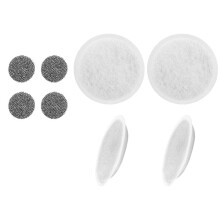 Filter Replacement Compatible for HydrateWell Included Cats Fountain Filters & Pre-Motor Sponges 4 Packs