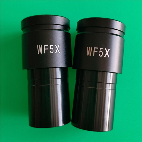 WF5X Wide Angle Microscope Eyepiece Optical Lens Mounting Size 23.2 mm for Biological Microscope 1pcs 2