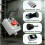 Emergency Stop Button with  Box,660V 10A,IP67 Rated, Emergency Shut Off ,E-Stop Red Push Button 5