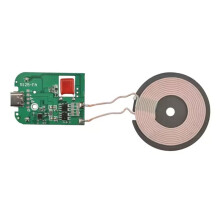 Modulo di Ricarica Wireless 5-9V 5-15W, Modulo Trasmettitore PCBA, Interfaccia Micro-USB/Type-C, Supporta il Protocollo PT C.