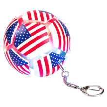 Mechanical Keyboard Fidget Soccer Clicker, Tactile Fidgets, LED Keyboard Fidget Toy with Detachable Keychain
