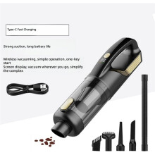 High Suction Cordless Handheld Car Vacuum,Portable Cleaning for Cars, Homes, and Offices,Wet/Dry Vacuum Cleaner