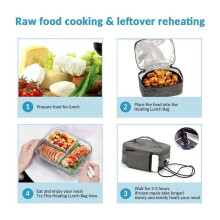 Oven Heated Lunch Box Food Warmer Lunch Box for Car Home Kitchen Travel Outdoor Camping Picnic Family Gathering