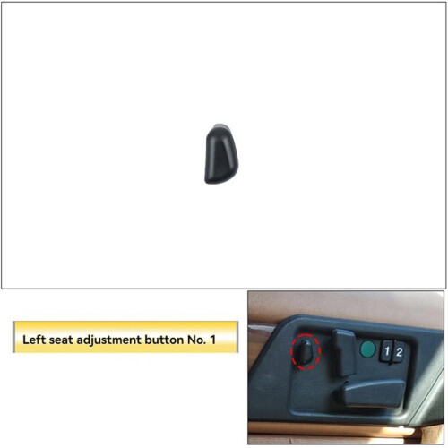 Adjustment Button, Headrest  Button Cover, Auto Parts for   S-Class W126 1986-1991 Left Side
